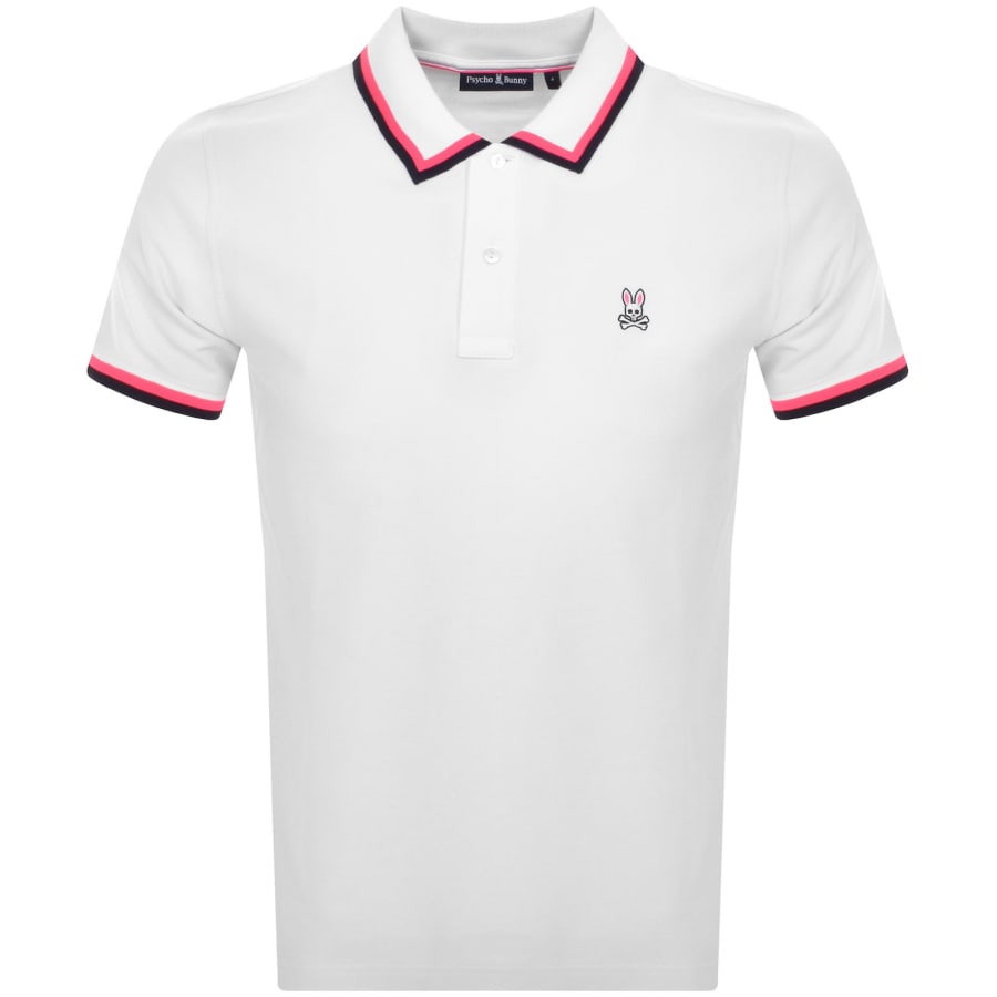Psycho Bunny Kingsbury Polo T Shirt White